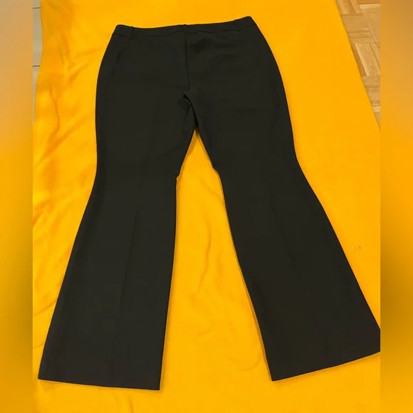 White House Black Market Ines Professional Bootcut Pants/ Trousers. Black 18 NWT - Picture 7 of 16